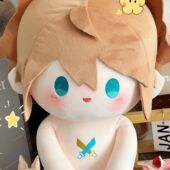 安迷修40cm棉花娃娃凹凸世界周边仿一番赏无需换棉无骨裸娃