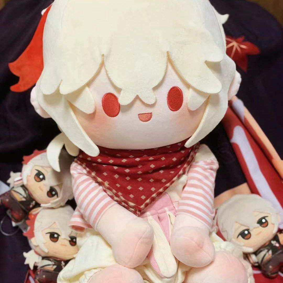 原神枫原万叶坐姿40cm棉花娃娃