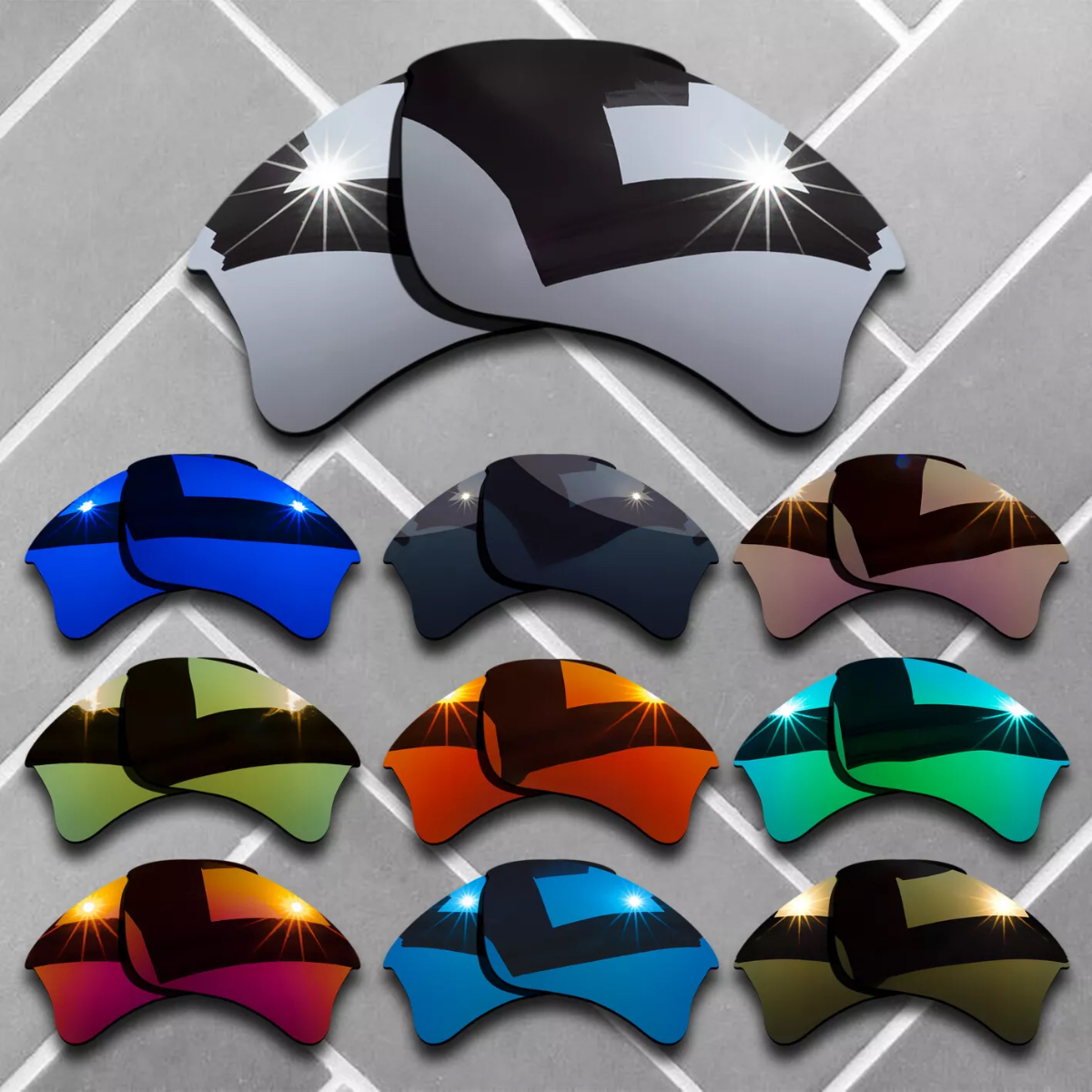 偏光替换镜片适用于 Oakley Flak XS OJ9005