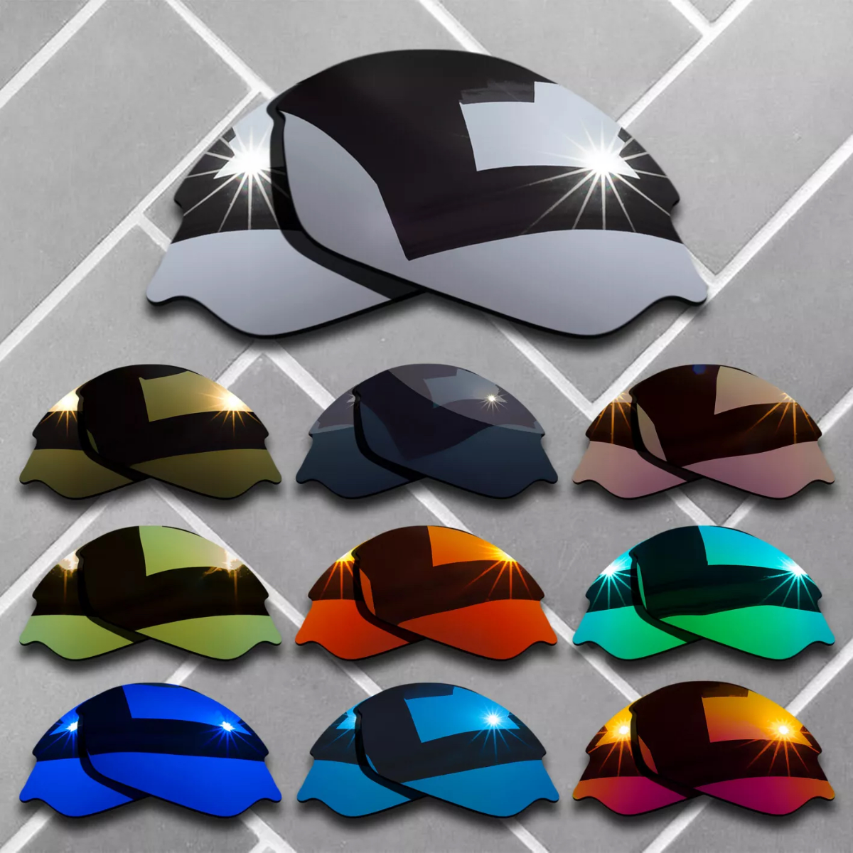 适用于欧克利Oakley罗密欧Romeo 2偏光替换镜片