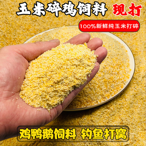 新鲜玉米碎鸡鸭鹅鸽子钓鱼打窝