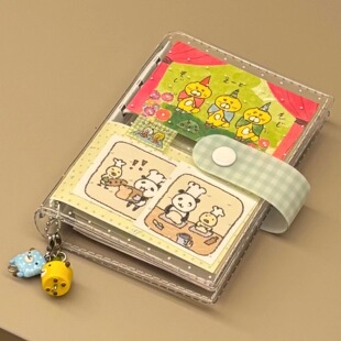 彩蛋a7波点活页手帐本高颜值ins风pvc便携日程记事diy口袋笔记本