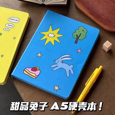 A5甜品兔子硬壳笔记本本子加厚