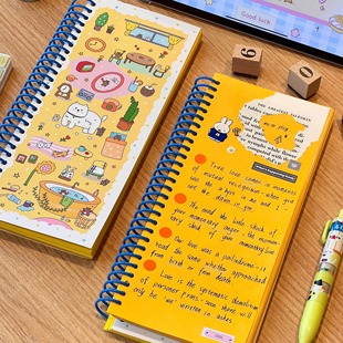 原创新款a6线圈本可爱高颜值创意女学生便携文具笔记本手账日记本