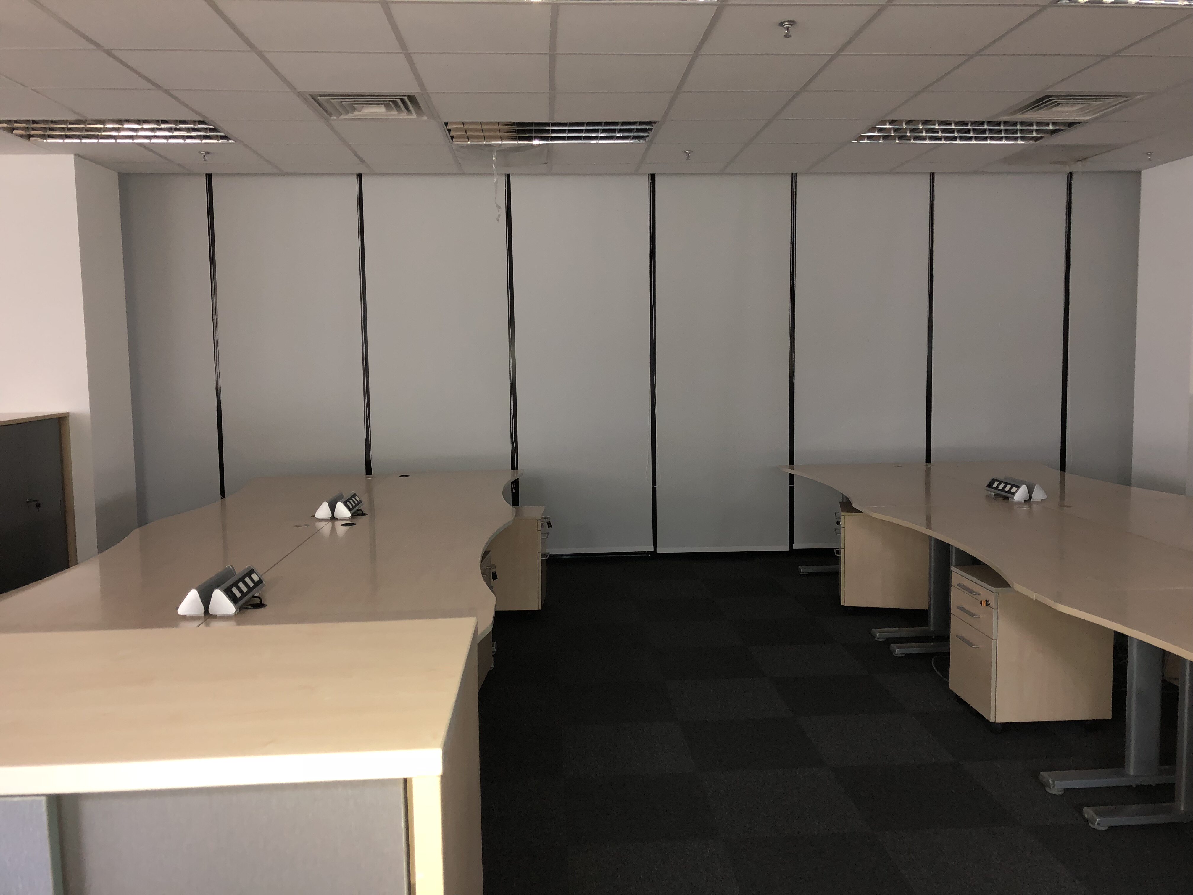 办公室窗帘卷帘 防火b1级 透气 阳光面料 透光 遮光可选 防紫外线