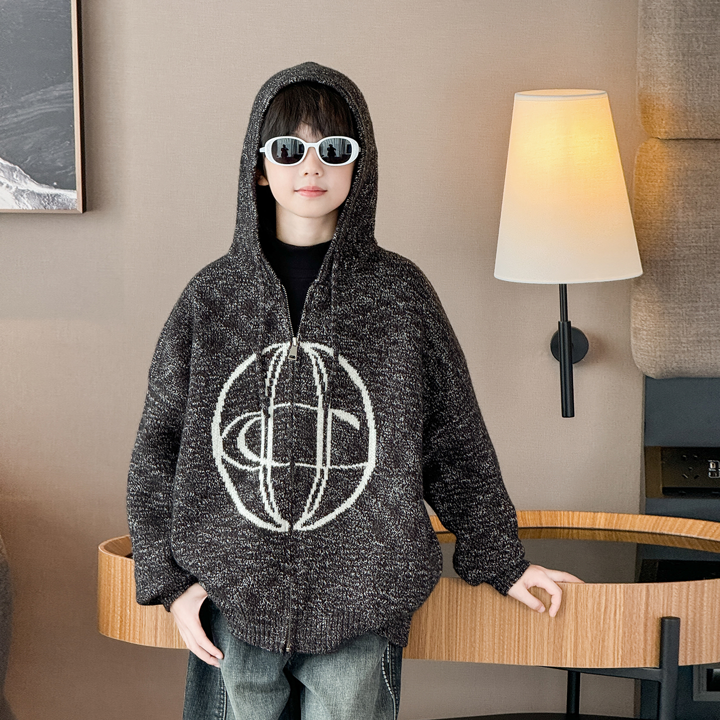 2025冬装新款加厚毛衣外套