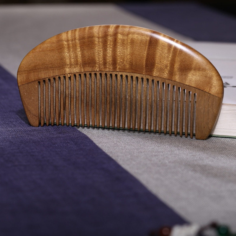 个人护理造型美发直发按摩梳子半月金丝楠木梳送客户节日礼品,家庭/个人清洁工具,梳子/化妆梳/按摩梳,淘宝优惠券,粉丝福利购,淘宝优惠卷