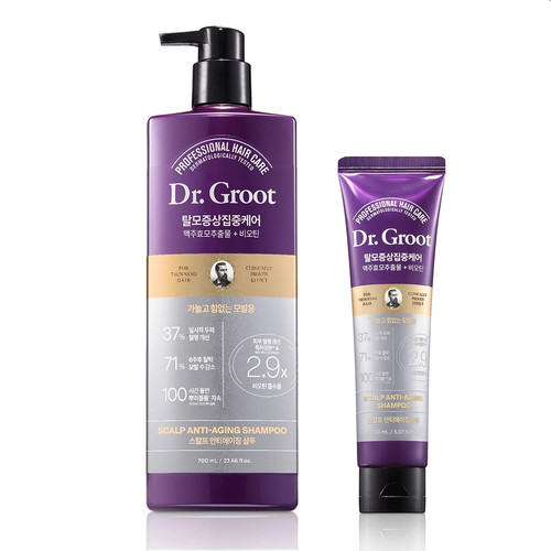 韩国直邮代购Dr. Groot掉发症状特效护理啤酒酵母营养洗发水850ml