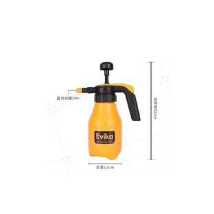 EVIKA升级款喷壶喷雾器AG1L 1.5L小型手压式园艺喷壶喷水壶喷花壶