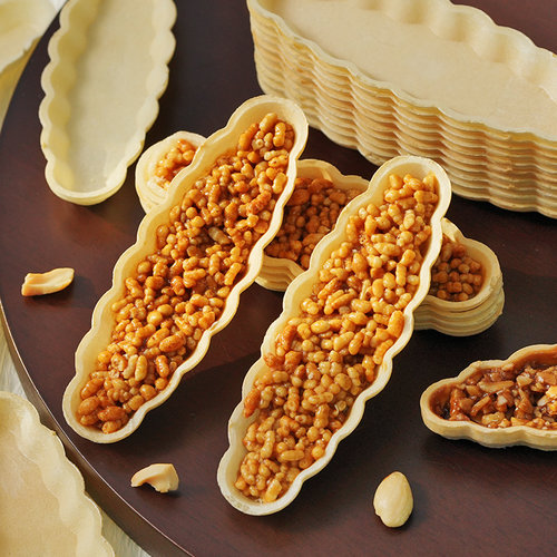 优优子糯米船饼壳焦糖杏仁北海道防风林材料烘焙半成品饼干皮30只