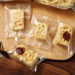 加厚沙琪玛包装袋樱花鱼形糯米船烘焙包装袋萨其马玛德琳机封袋