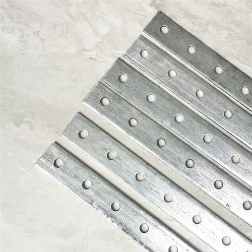 圆孔扁铁带孔镀锌冲孔铁片铁条接地40扁铁20扁铁25扁铁孔位定制30