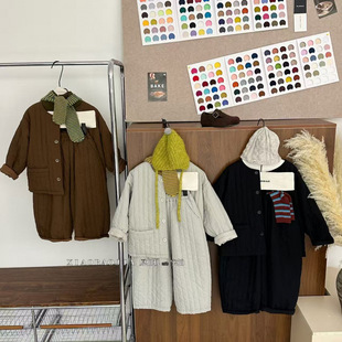 【冬&winter】‘森系绗棉套装’复古风分享25d026~小宝家