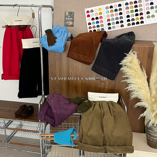 【冬&winter】:‘灯芯绒三穿裤不要错过这条小韩裤25d033~小宝家