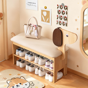 简易鞋架子鞋柜木制宿舍占地小放家门口多层防尘入门鞋架子收纳架