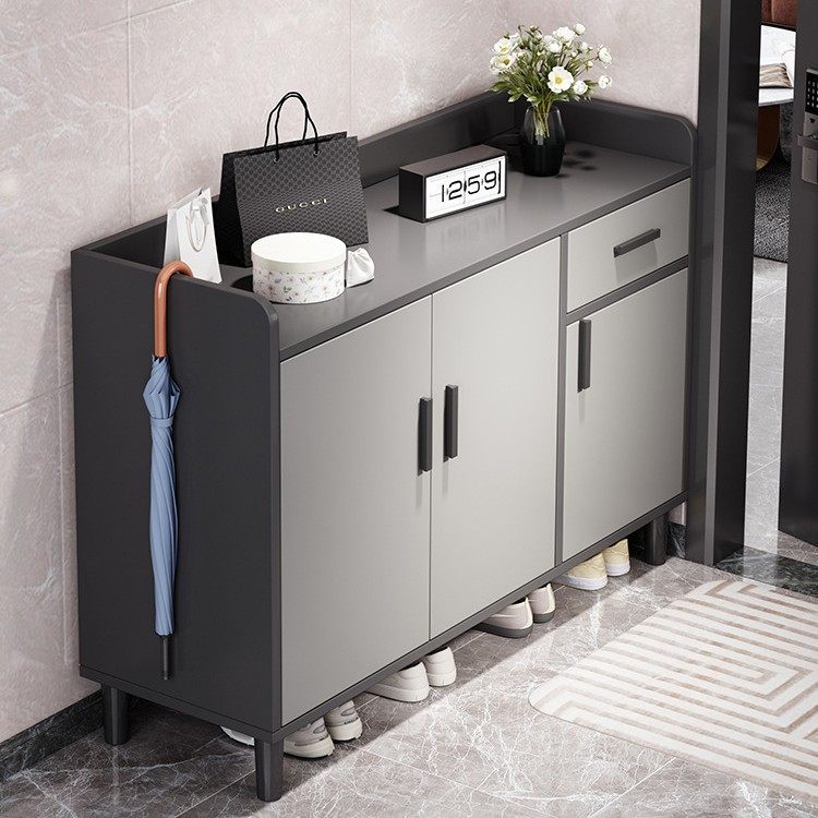 实木鞋柜楼道家用门口入户收纳柜一体靠墙2025新款玄关电梯口鞋架,住宅家具,鞋柜,淘宝优惠券,粉丝福利购,淘宝优惠卷