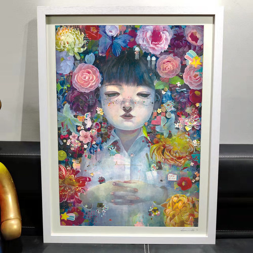 装饰画日系丸山纯奈现代艺术