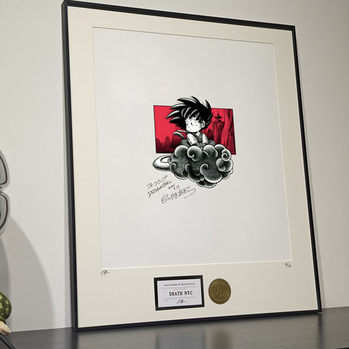 装饰挂画鸟山明手稿龙珠小悟空