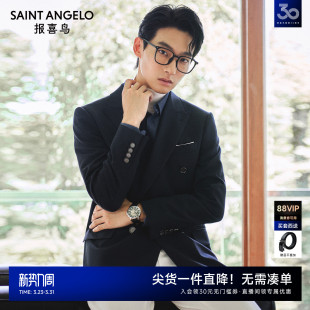 报喜鸟秋季 新款 男士 西服上衣西裤 系列 正装 双排扣新郎西装 ONE