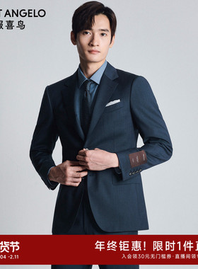 【VBC进口】报喜鸟新款男士商务正装100%羊毛西服裤子西装上衣男