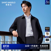 商务休闲男士 新款 报喜鸟2026春季 翻领外套通勤上衣男 行政夹克