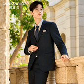 VBC进口 商务正装 报喜鸟26春季 新款 男士 西服套装 100%羊毛西裤