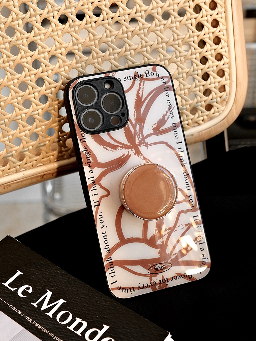 复古玻璃小众苹果南法花园手机壳