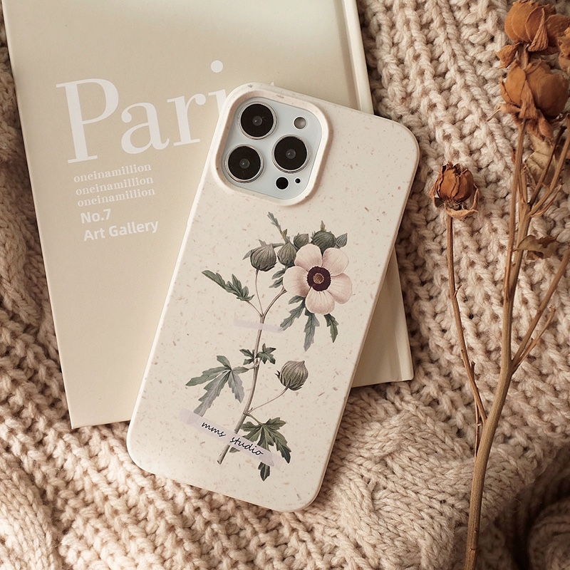 花朵可降解材质原创苹果