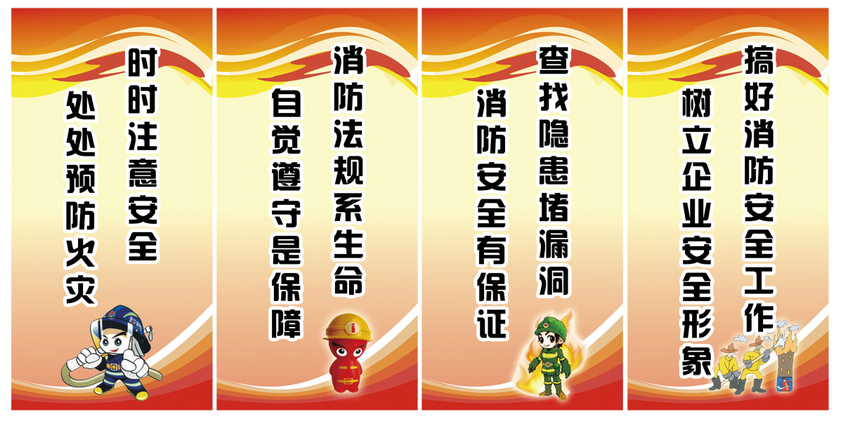 748薄膜海报印制展板写真喷绘365安全消防标语挂图