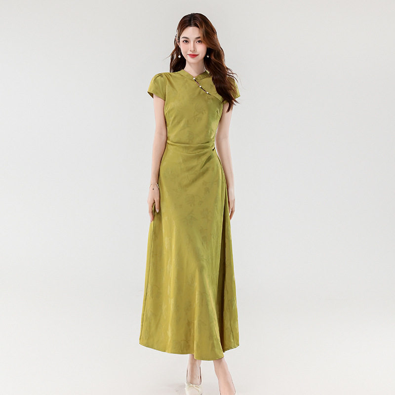 新中式绝美国风改良旗袍连衣裙女2026夏季新款温婉气质复古长裙