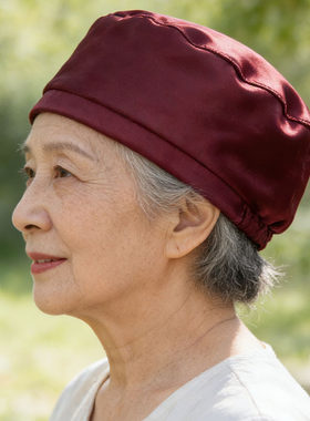 老人帽子夏天薄款透气单帽