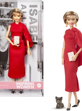 美国正版Barbie Isabel Allende 励志女性伊莎贝尔阿连德芭比娃娃