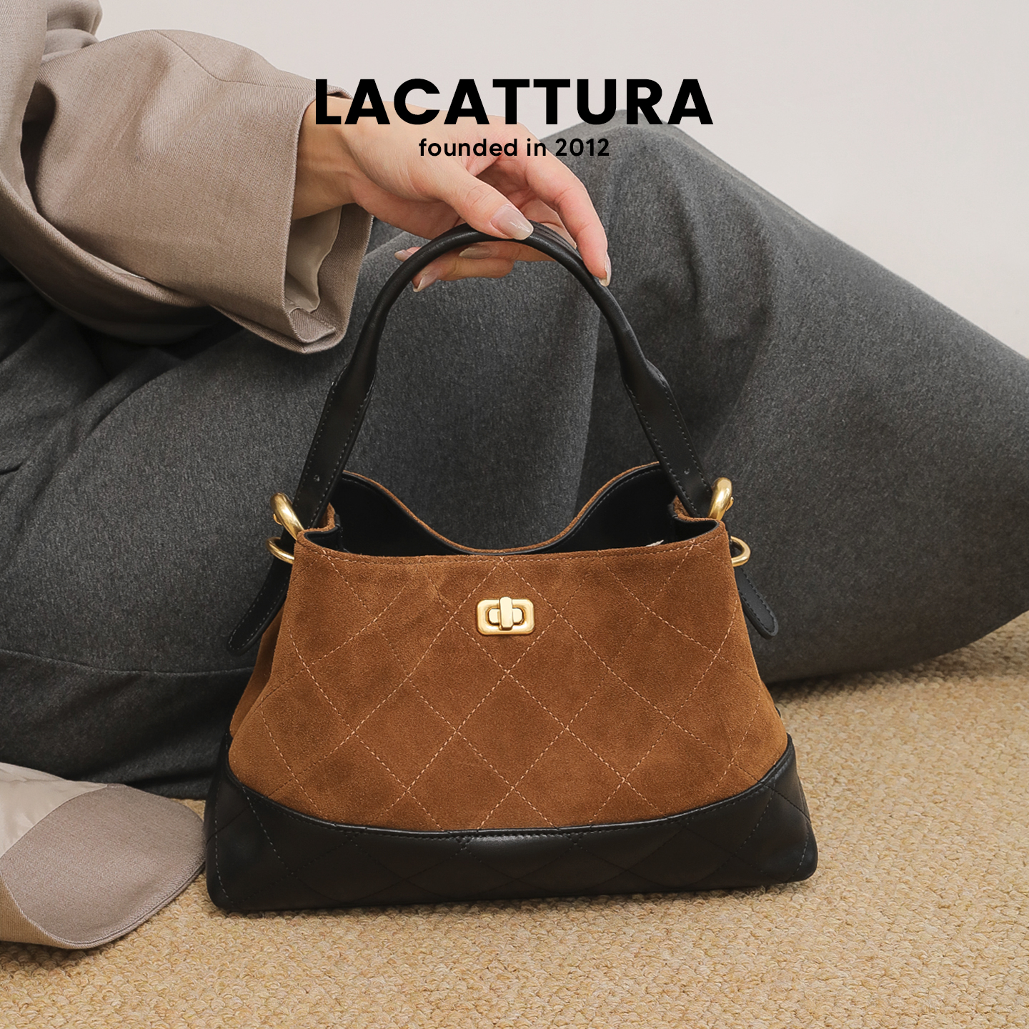 入选官方品牌推荐菱格链条包