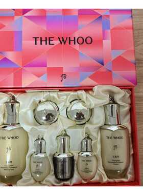 后WHOO后天气丹光耀焕活紧颜水乳霜保湿紧致护肤品7件套装333ml