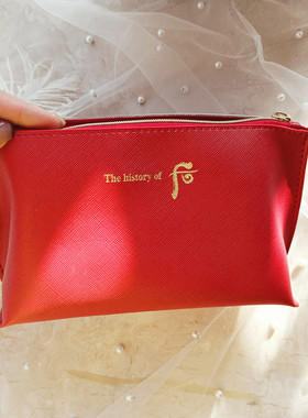 后红色赠品包丝绒化妆包晚宴包手拿包红色任意三件包邮