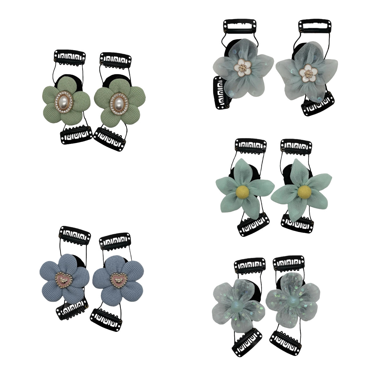 人工耳蜗保护套澳大利亚K2莫兰迪花朵朵防丢双胎毛夹可爱女款