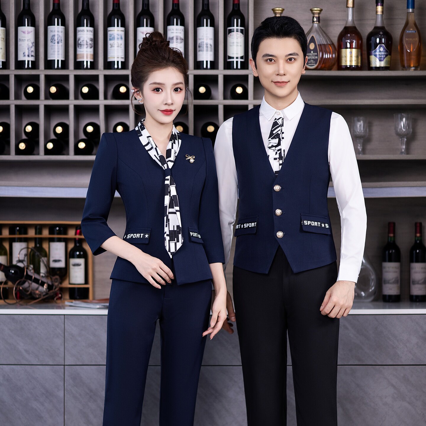 ktv公主工作服长裤夜场dj服装