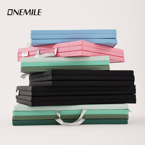 健身三折垫子折叠地垫隔音加厚