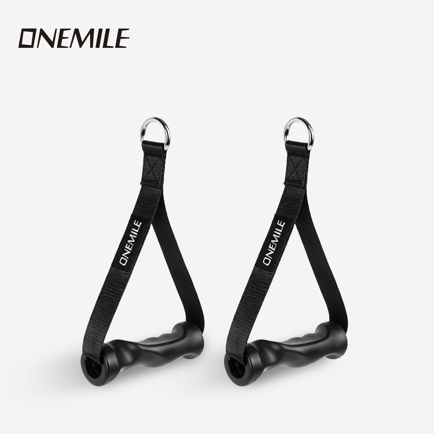 ONEMILE龙门架把手健身器械配件夹胸侧平举握把拉力绳手柄男女士图片