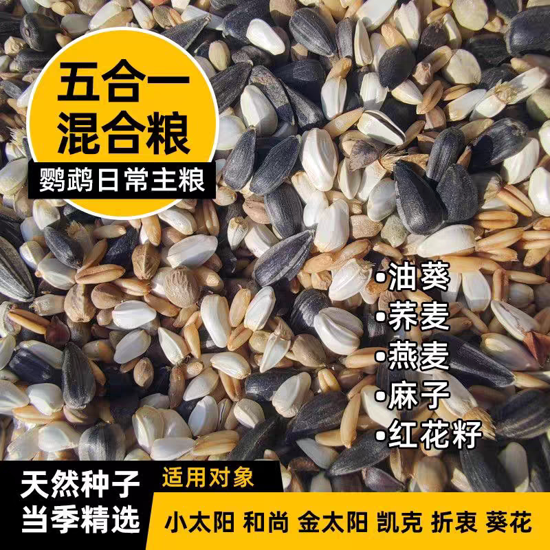 小太阳鹦鹉专用鸟粮和尚鹦鹉混合粮饲料中大型鹦鹉营养种子粮鸟食