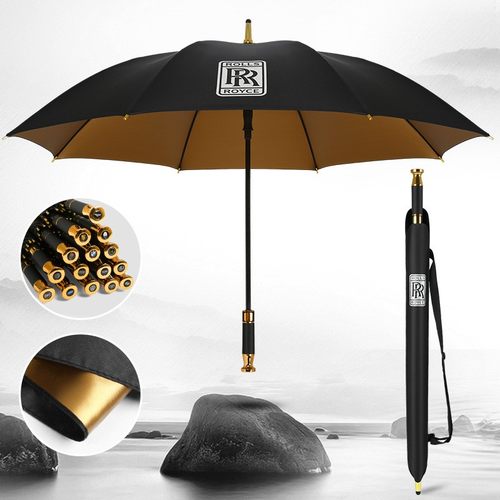 金胶金柄金鼎防雨防晒商务长伞
