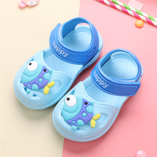 夏季 小童韩版 2021新款 子 子儿童软底鞋 学生沙滩鞋 宝宝鞋 男童凉鞋