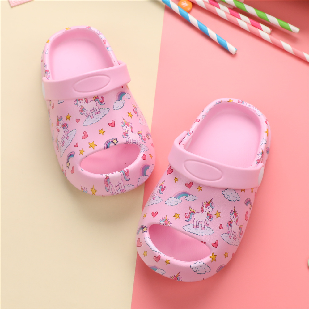 兒童女童涼拖鞋寶寶軟底小孩涼鞋