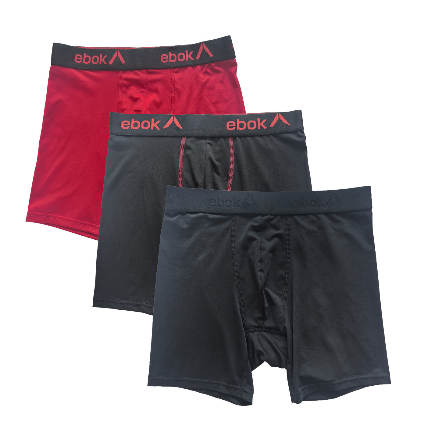 运动跑步健身防磨腿透气冰丝薄款中腰四角速干大码平角男士内裤