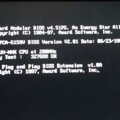议价 PCA-6159 Rev.A3，Pentium-MMX CPU 200MHz工业计算机