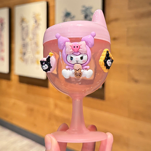 爆款学饮杯创意儿童高脚杯宝宝酒杯果汁杯防摔耐摔卡通宝宝牛奶杯