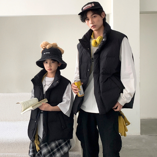 韦氏【设计师款】2025新专柜加厚白羽绒男女儿童亲子款羽绒马甲