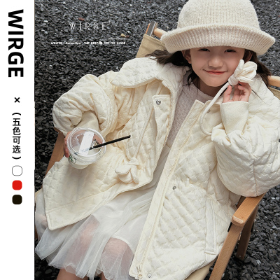 韦氏新品中长加厚女童公主羽绒服