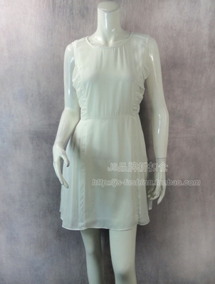 修身显瘦气质时尚中裙褶皱连衣裙