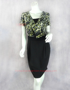 桑蚕丝印花女夏假两件连衣裙L12BB15222 蕾DOW 100元 2件亏本清